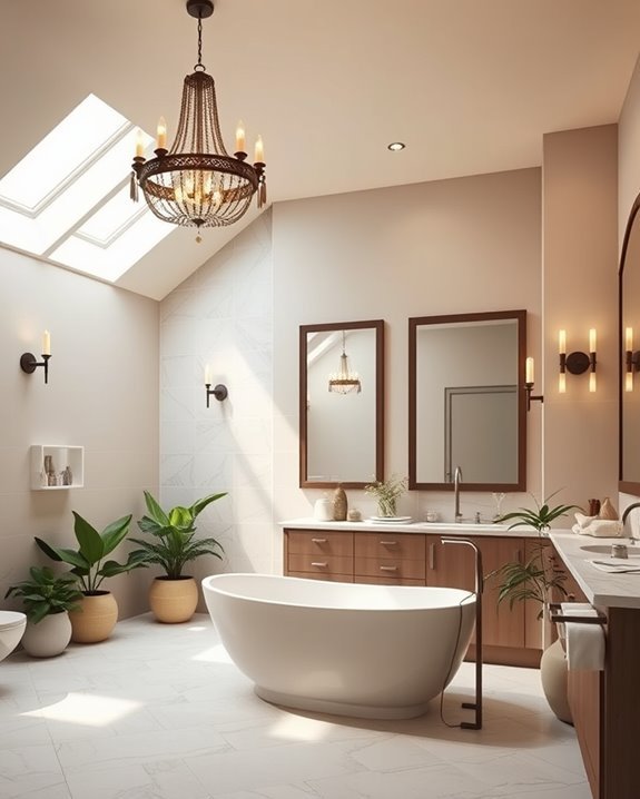 layered lighting for ambiance