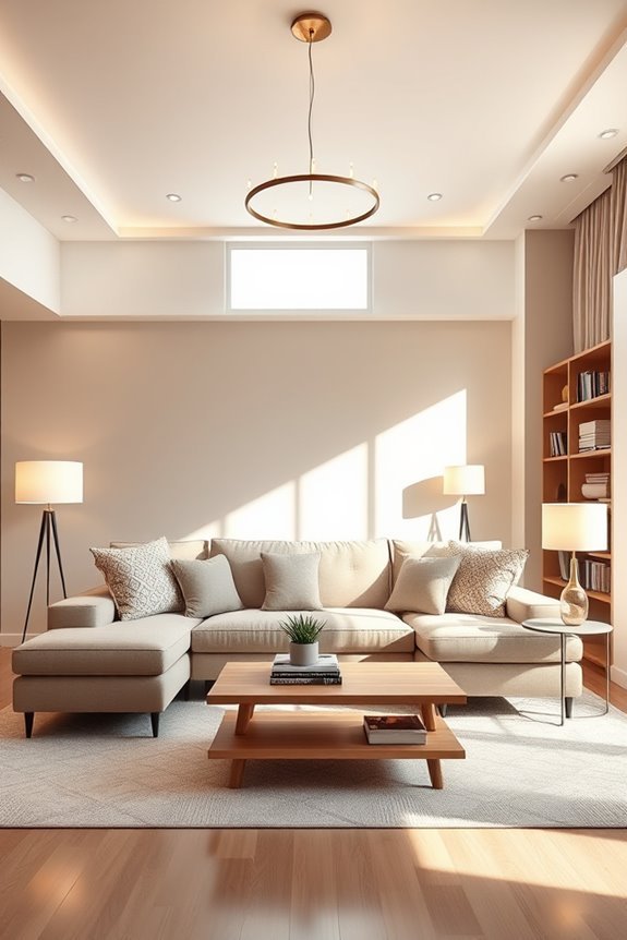 layered lighting for ambiance