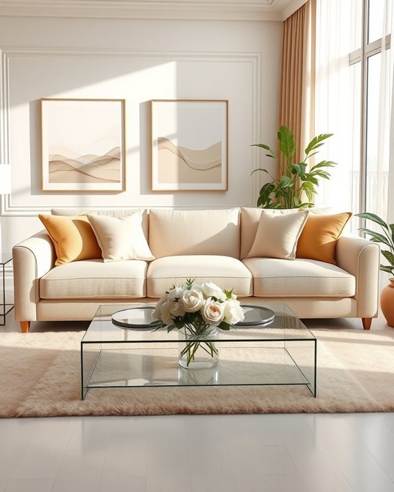 layered luxurious cream textures