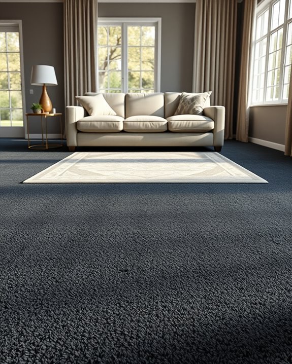 layered rugs enhance contrast