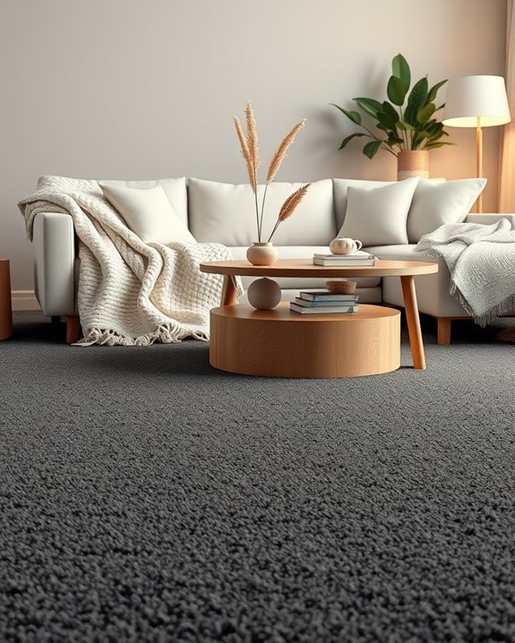 layered textured throws enhance comfort