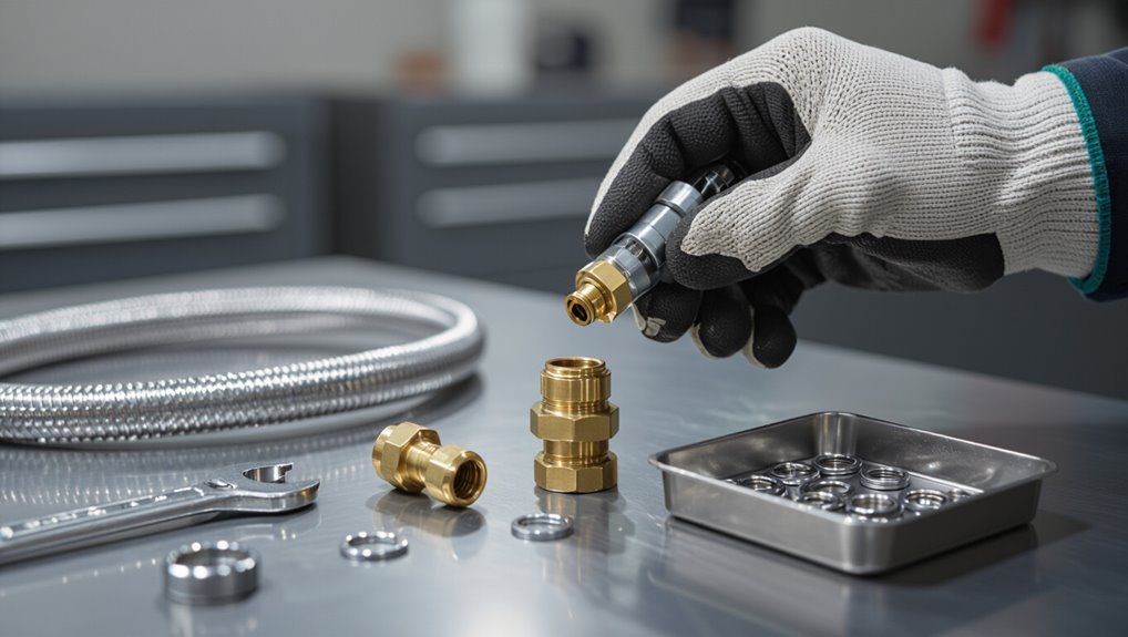 leak proof hydraulic fitting maintenance