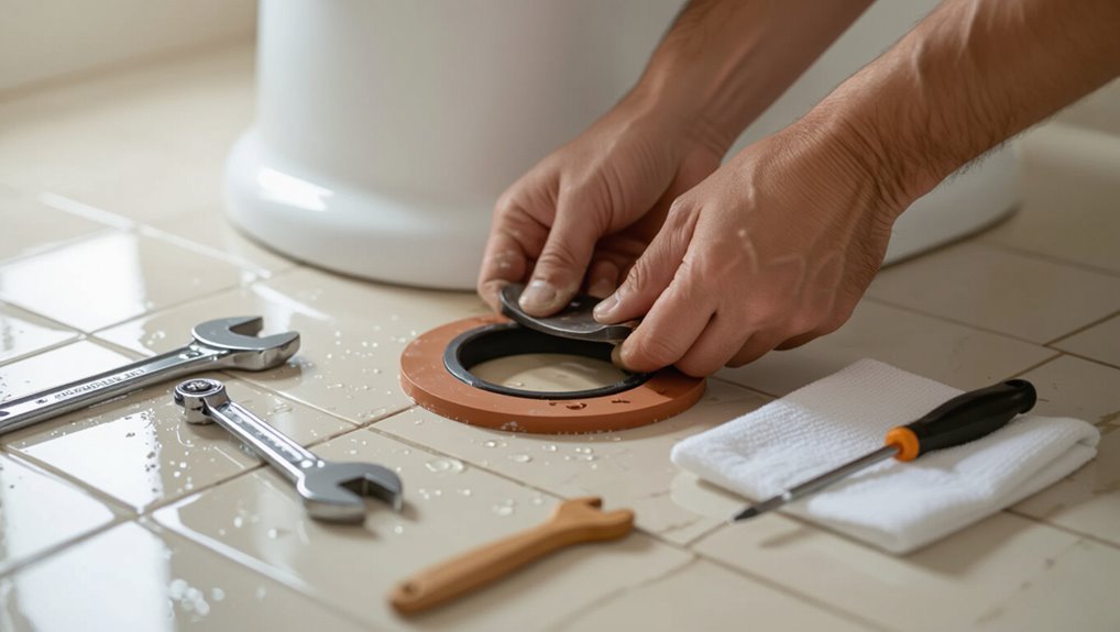 leaky toilet tank seal