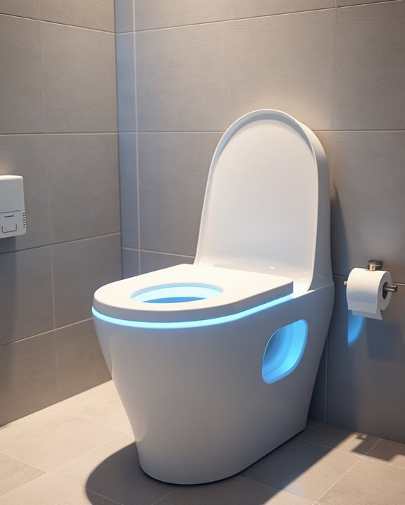 led toilet ambiance enhancement