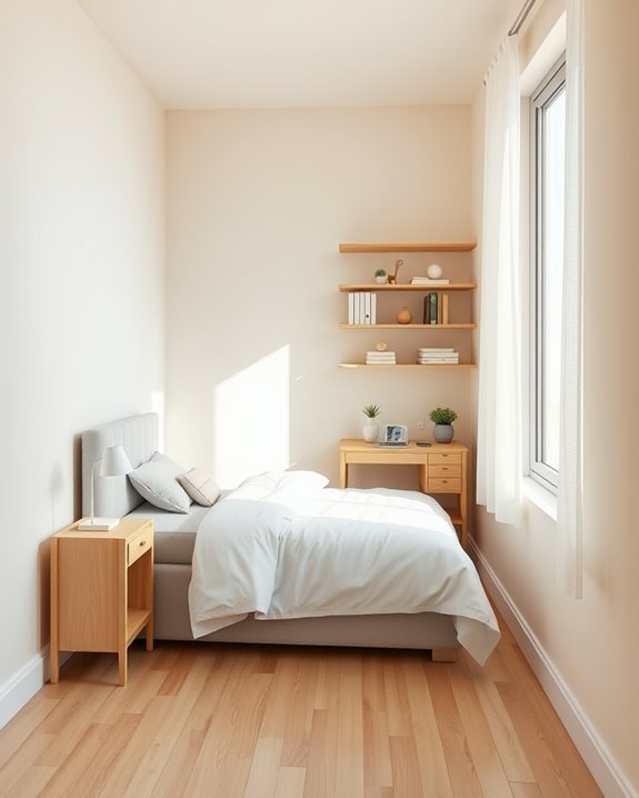 light colors enhance space