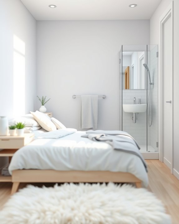 light colors enhance space