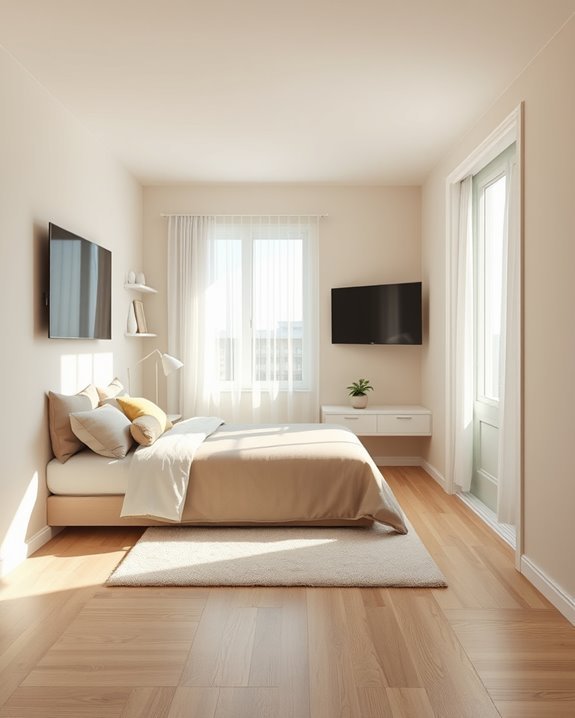 light colors expand space