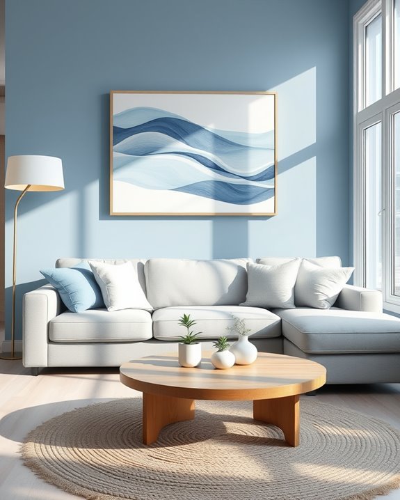 light denim wall decor