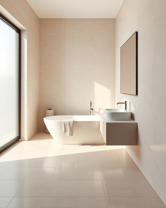 light tiles expand space