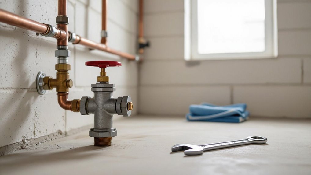 locate main water valve