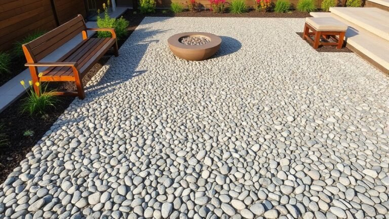 low maintenance gravel patios