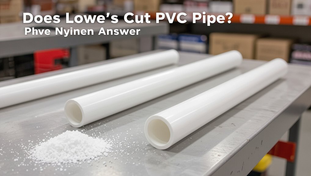 lowe s offers limited pvc cutting