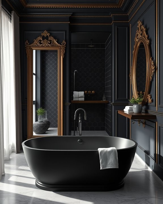 luxurious bathroom decorative trims