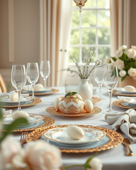 luxurious charger plate elegance