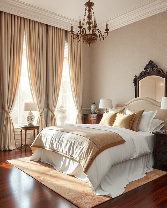 luxurious custom fabric drapery