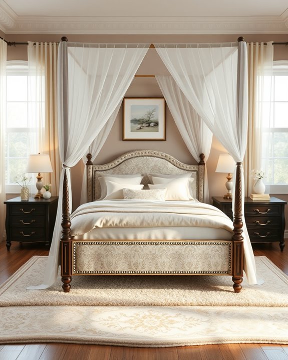 luxurious elegant canopy beds