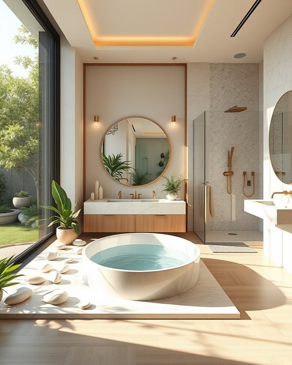 luxurious home spa retreat