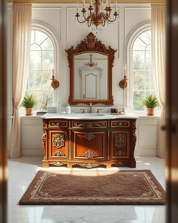 luxurious regal vanity designs