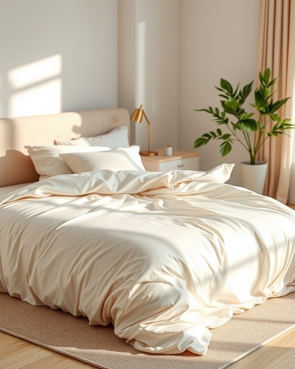 luxurious silk sheet benefits