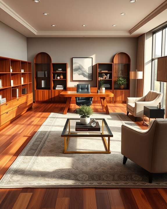 luxurious textures enhance atmosphere