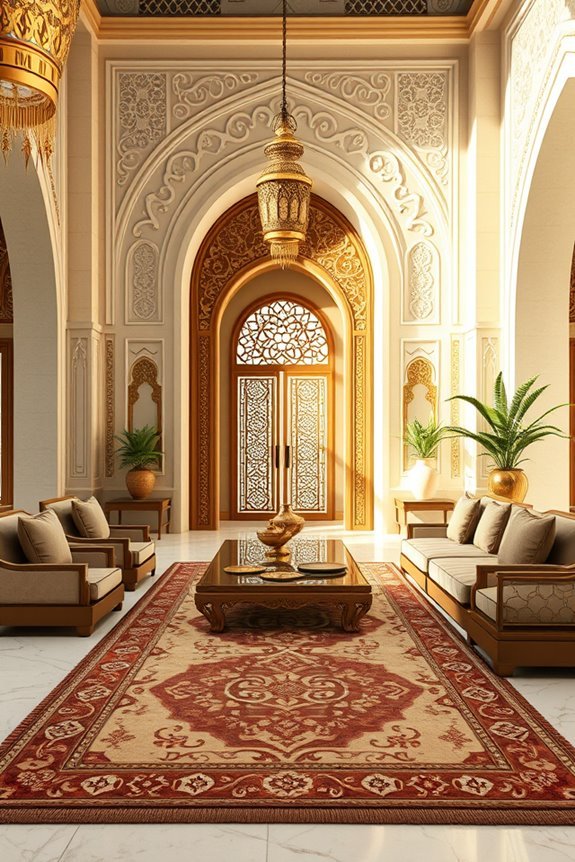 luxurious welcoming entryway design
