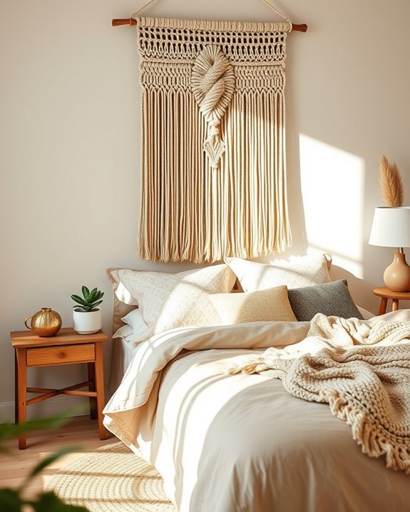 macram wall decor accents