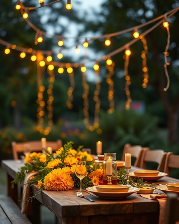 magical atmosphere with lights