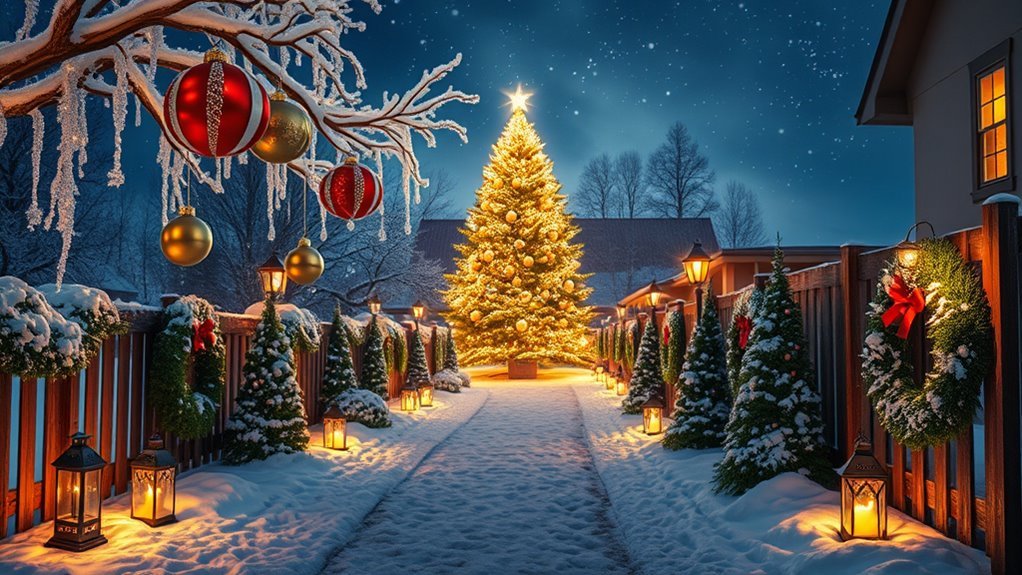 magical outdoor christmas decorations