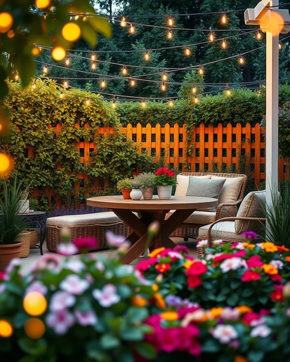magical outdoor string lights