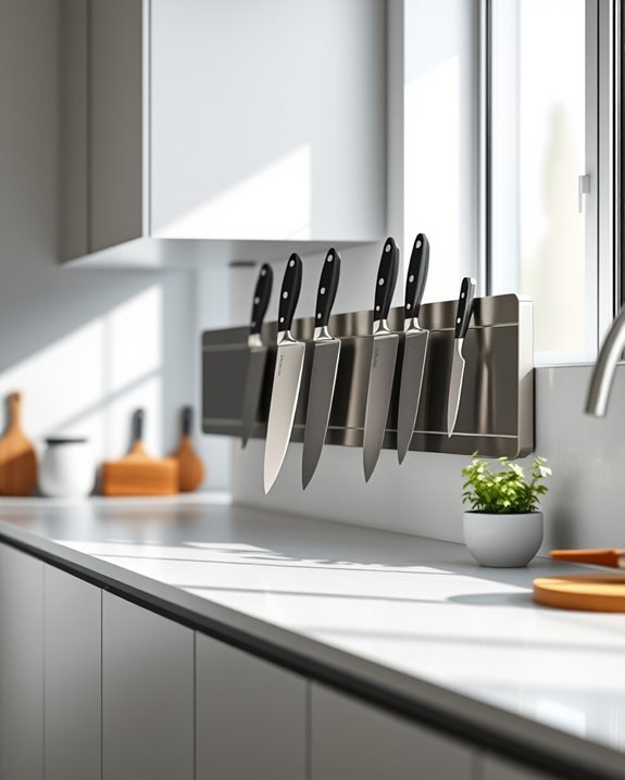 magnetic knife organization solution