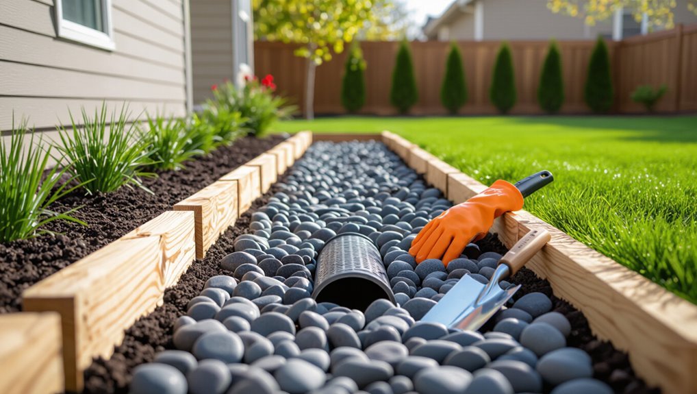 manage neighborly water drainage