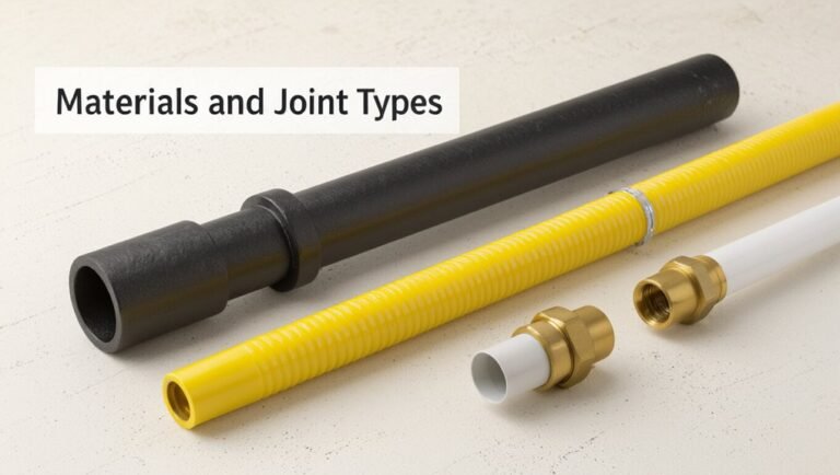 materials used for gaslines