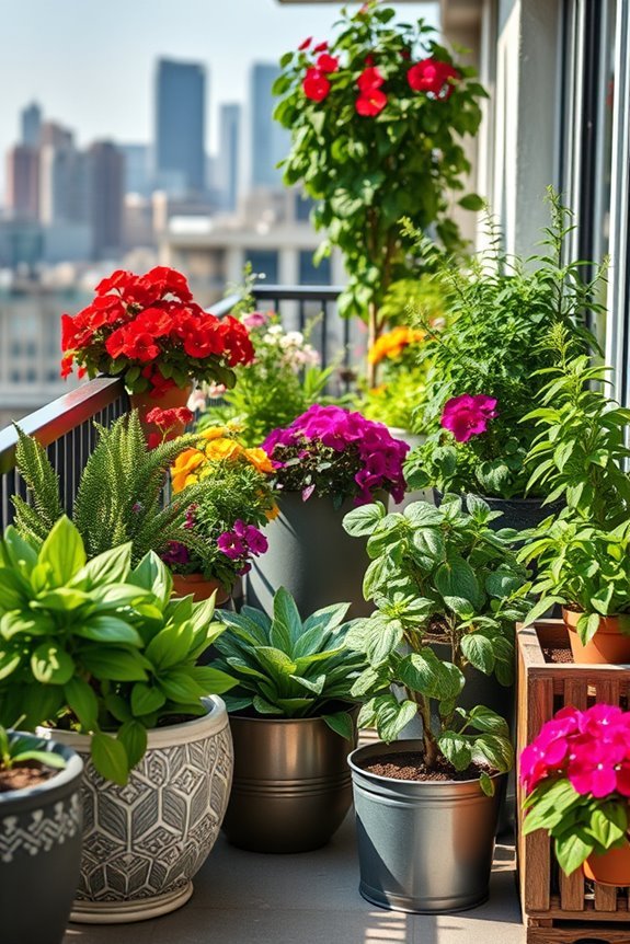 maximize balcony container gardening