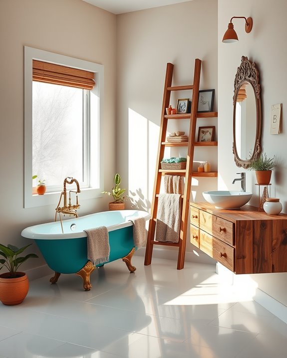 maximize bathroom space creatively