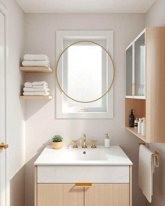 maximize bathroom storage solutions