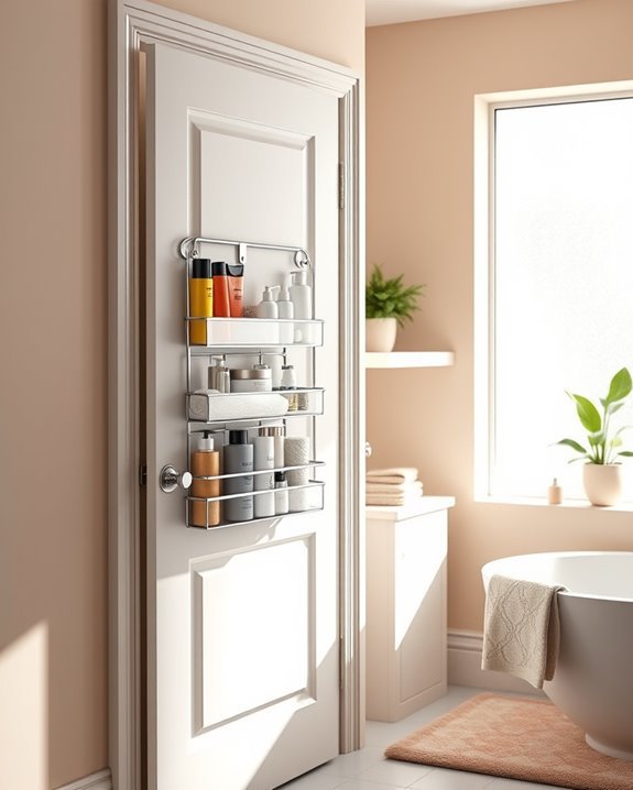 maximize bathroom storage space