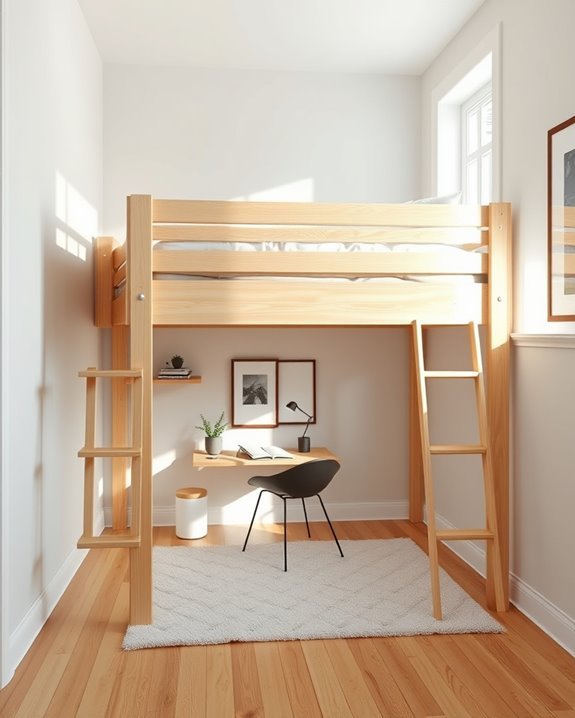 maximize bedroom floor space