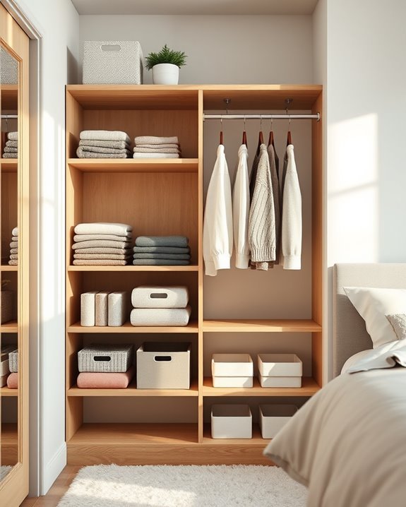 maximize closet space efficiently