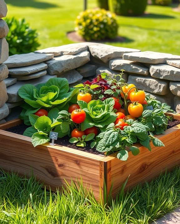 maximize corner garden space