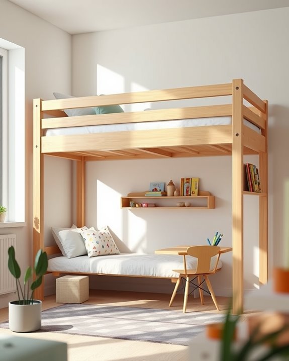 maximize space with lofts