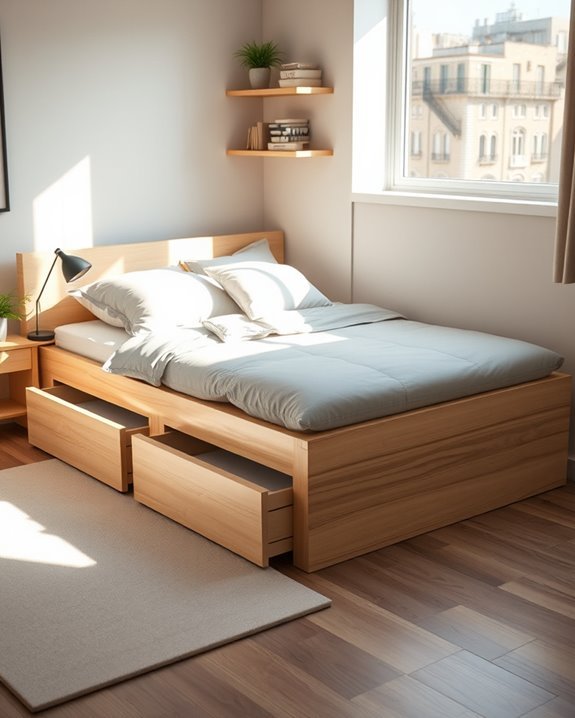 maximize studio apartment space