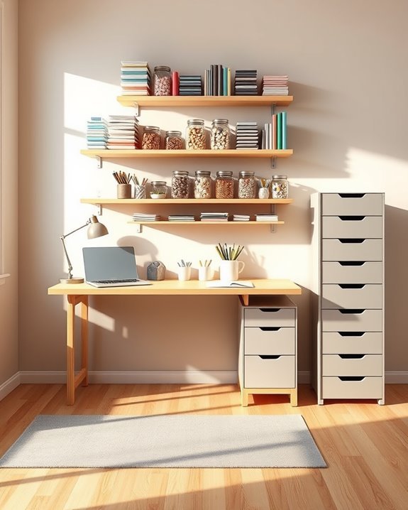 maximize vertical storage space