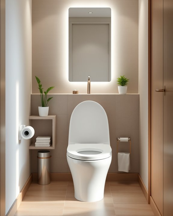 maximizing niche toilet functionality