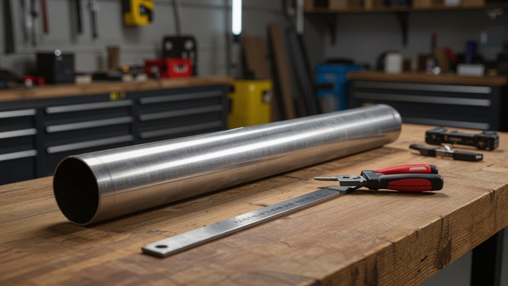 measure clamp cut deburr