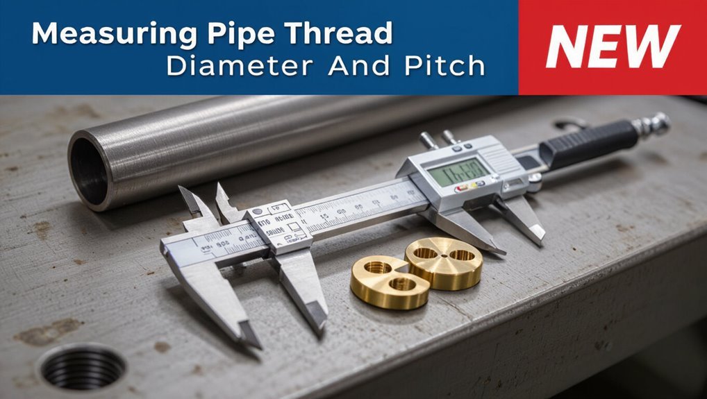 measure pipe thread accurately