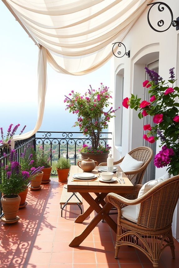 mediterranean balcony design elements