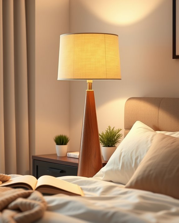 mid century modern lamp decor