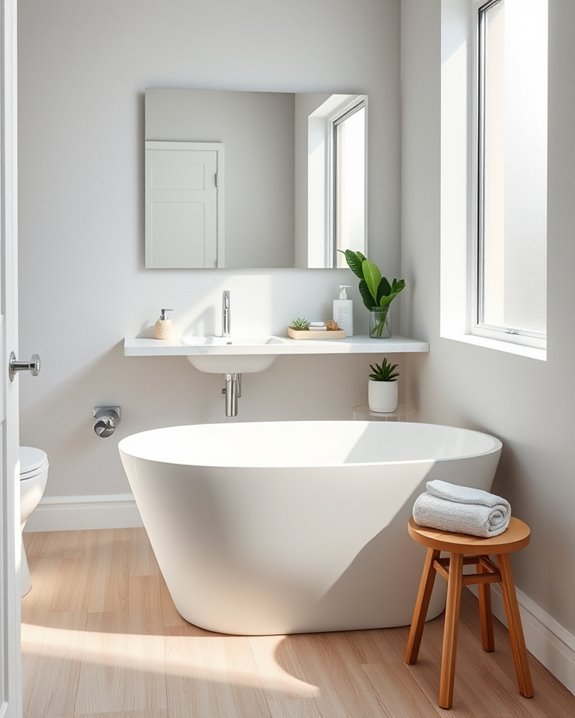 minimalist bathroom design essentials
