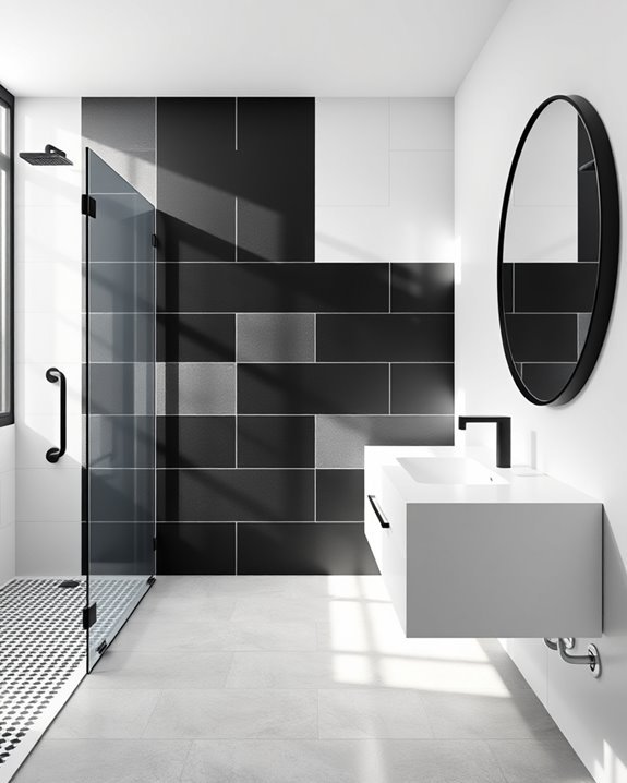 minimalist black and white elegance