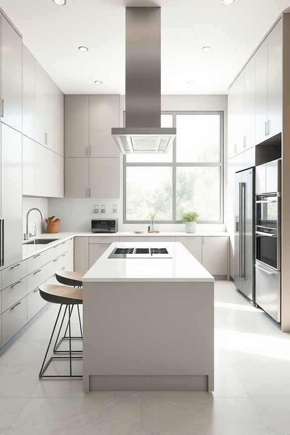 minimalist functional kitchen design